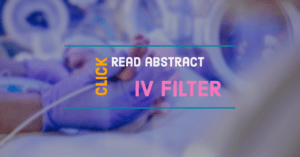 Glass particles from drug ampoules 7 IVTEAM IV Filter